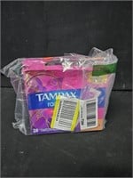 Tampax tampons. 28 count, not checked for
