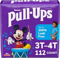 Pull-Ups Boys' Pants  3T-4T  112 Count