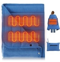 Portable Heated Blanket Outdoor, 3 Heat Settings