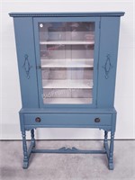VINTAGE CHINA CABINET WITH DRAWER