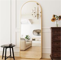 Mirror Full Length, 64"x21" Arched Floor Mirror,