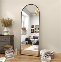 BEAUTYPEAK 64"x21" Arch Floor Mirror, Full Length