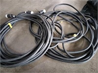 2 large electrical cords