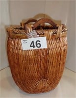 Burton + Burton Wood Handle Basket