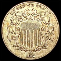 1872 Shield Nickel CLOSELY UNCIRCULATED