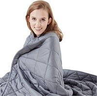 HYPNOSER Weighted Blanket Twin Size (15 lbs