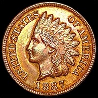 1887 Indian Head Cent CLOSELY UNCIRCULATED