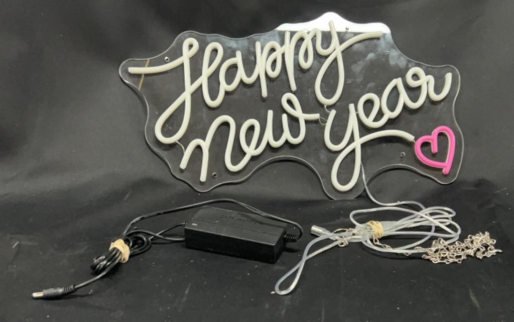 Happy New Year Neon Sign Large LED Happy New Year