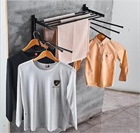NEW $70 Wall Mounted Clothes Drying Rack