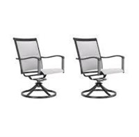 Set of 2 - Outdoor Swivel Dining Chair