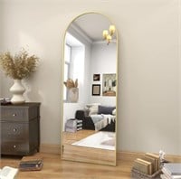 BEAUTYPEAK 64"x21" Arch Floor Mirror, Full Length