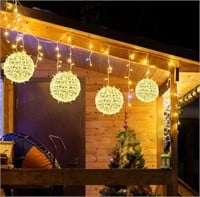 Outdoor Balls Lights Hanging Tree Garden Lights -