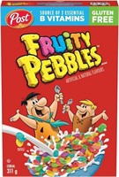 New Box of 12Pk Post Fruity Pebbles 11 oz