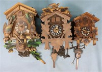(3) Cuckoo Clocks