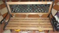 Wood / Cast Iron Garden Bench