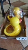 (2) Ceramic Duck Planters