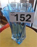 Teleflora Blue Glass Vase