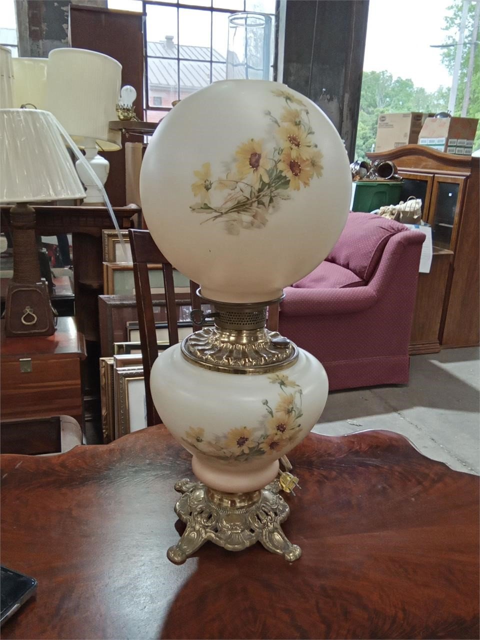 Victorian Globe Lamp