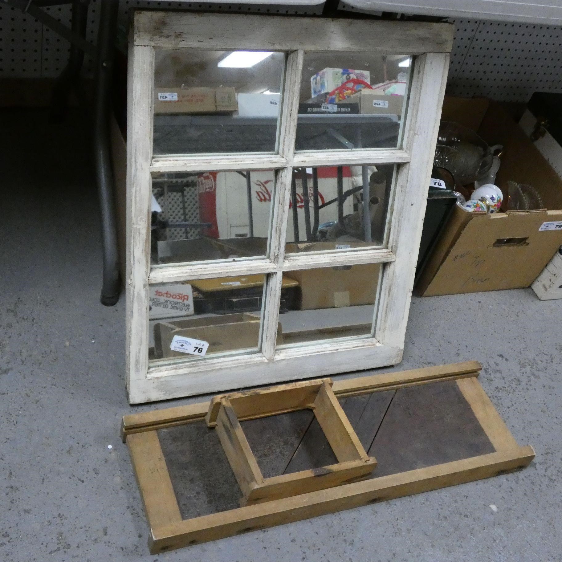 6 Panel Mirror Window Frame & Slaw Board