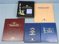 (5) Postal Commemorative Society FDC Albums
