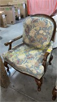 Upholstered carved Side chair