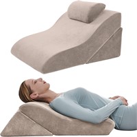 Bed Wedge Pillow Set Foam 20 Wide | Pain Relief