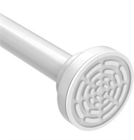 $43 48-85” Shower Curtain Rod Tension White