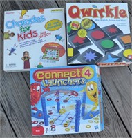 Qwirkle, Connect 4, Charades for Kids