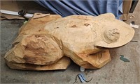 Wooden Frog Decor