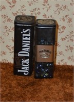 Two Jack Daniels Canisters/Tins