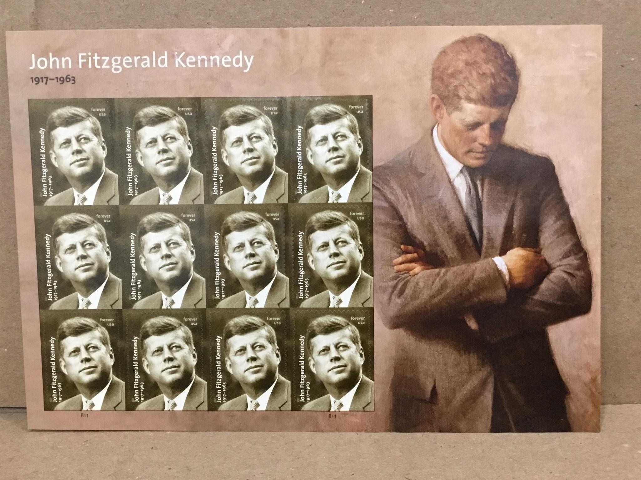 2016 John Fitzgerald Kennedy 12 Stamps