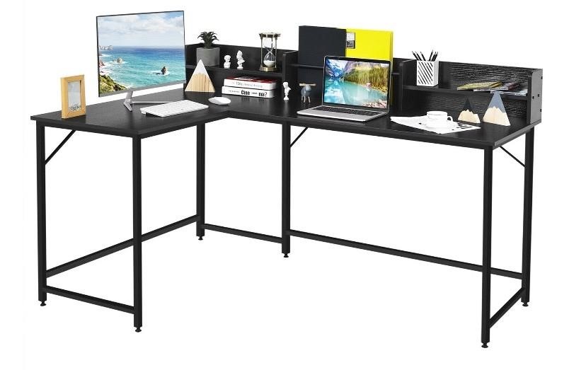 Retail$200 65.5” L shaped Computer Desk