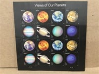 2015 Views of the Planets 16 Stamps