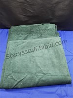 5 Green Corduroy Curtain Panels 30x40