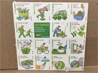 16 Go Green Stamps