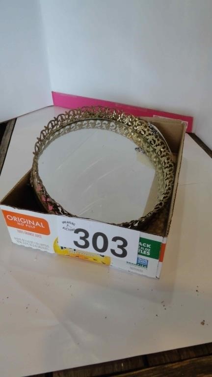 Vintage Oval Vanity Mirror