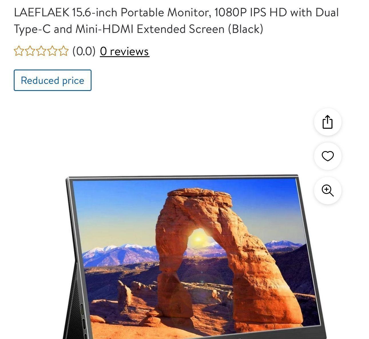 LAEFLAEK 15.6-inch Portable Monitor
