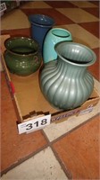 (4) Ceramic Vases