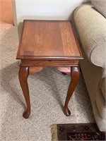 24” tall side table drink table