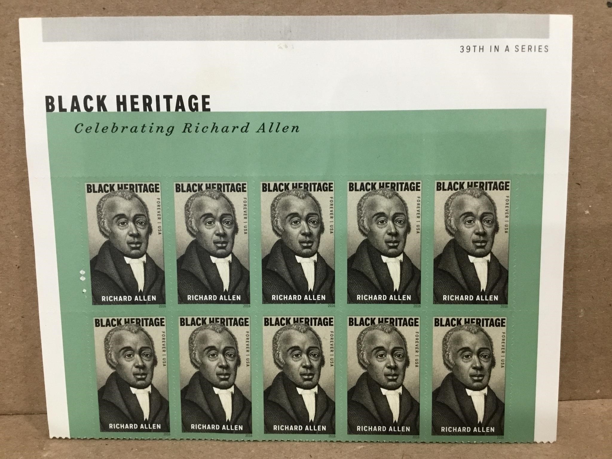 10 Black Heritage Stamps