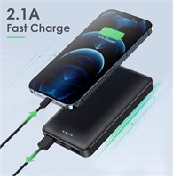 ($40) Portable Charger Power Bank 10000mAh