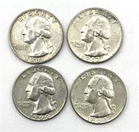 1961, 1962, and 1964 Washington Quarters