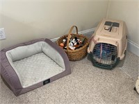 Pet carriers and toys