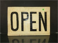 Open/Closed Painted Sign