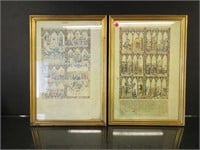 Lot of  (2) Framed Religious Prints