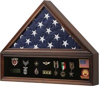 Solid Wood Display Case for 5 X 9.5 Flag