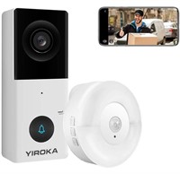 ($100) Wired Video Doorbell Camera, Suppor