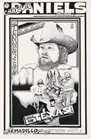 AWHQ Charlie Daniels Poster by Kerry Awn 1976