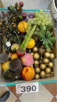 Rubber & Plastic Fruits / Vegetables Lot