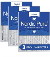 Nordic Pure 16x25x2 Air Filters 3pk